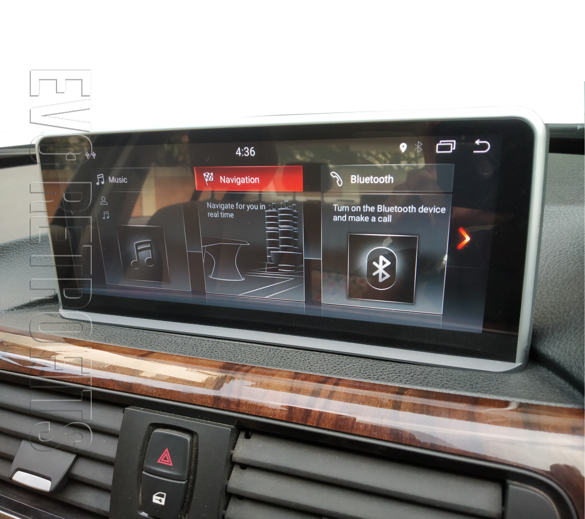 BMW 3 Series F30 (2013-2016 model NBT cars) EVO FIT Bolt On Media Upgrade  for Apple Carplay Android Auto USB Media Reverse Camera Parking Guide Lines  - Evo Retrofits