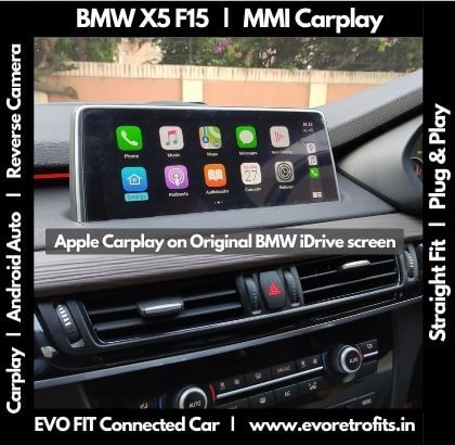 Radionavigation BMW X5 X6 F15 F16 CarPlay Android Auto GPS
